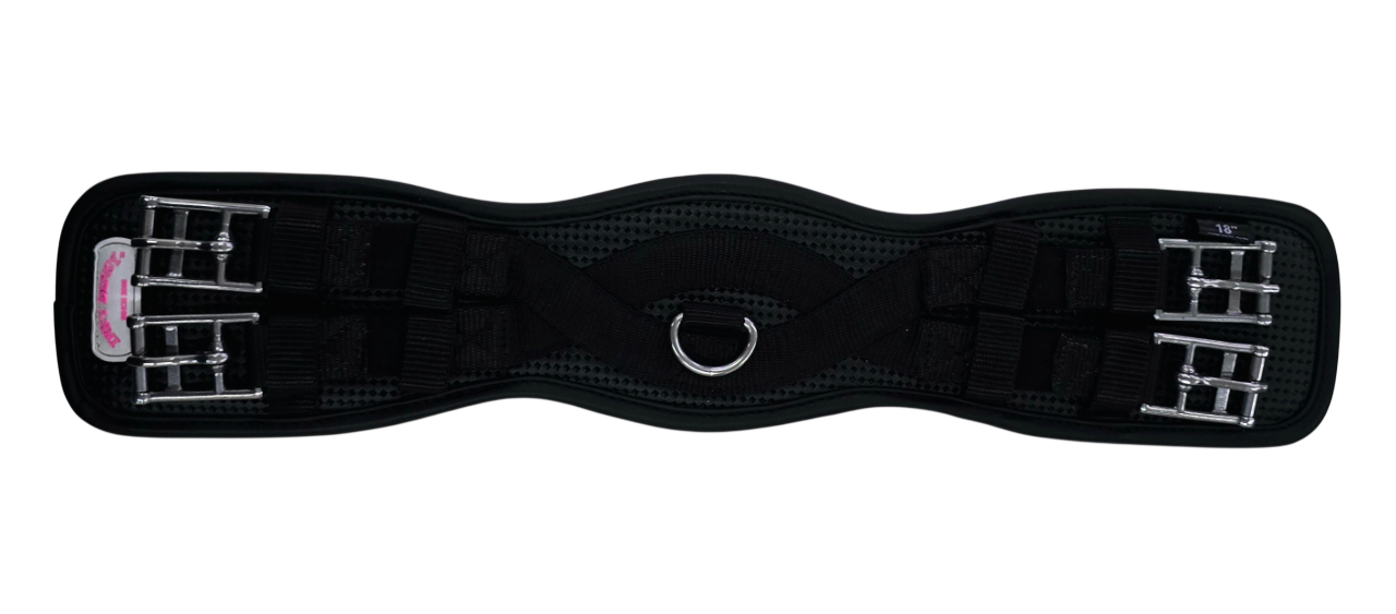 Inky Dinky Dressage magabelti stærðir 25cm/10" - 95cm/38"  