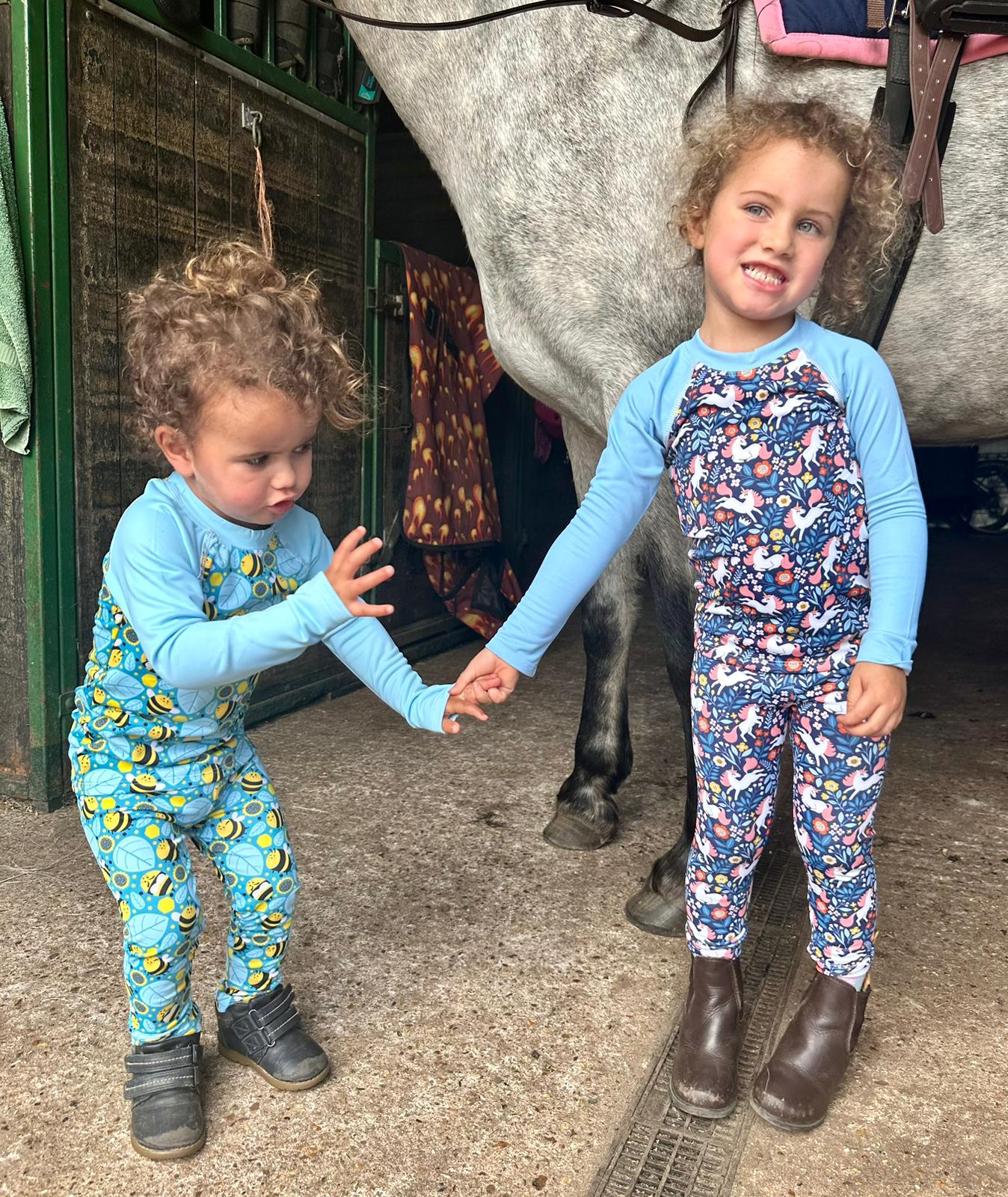 Ensemble sous-vêtements thermique enfant - Licornes
