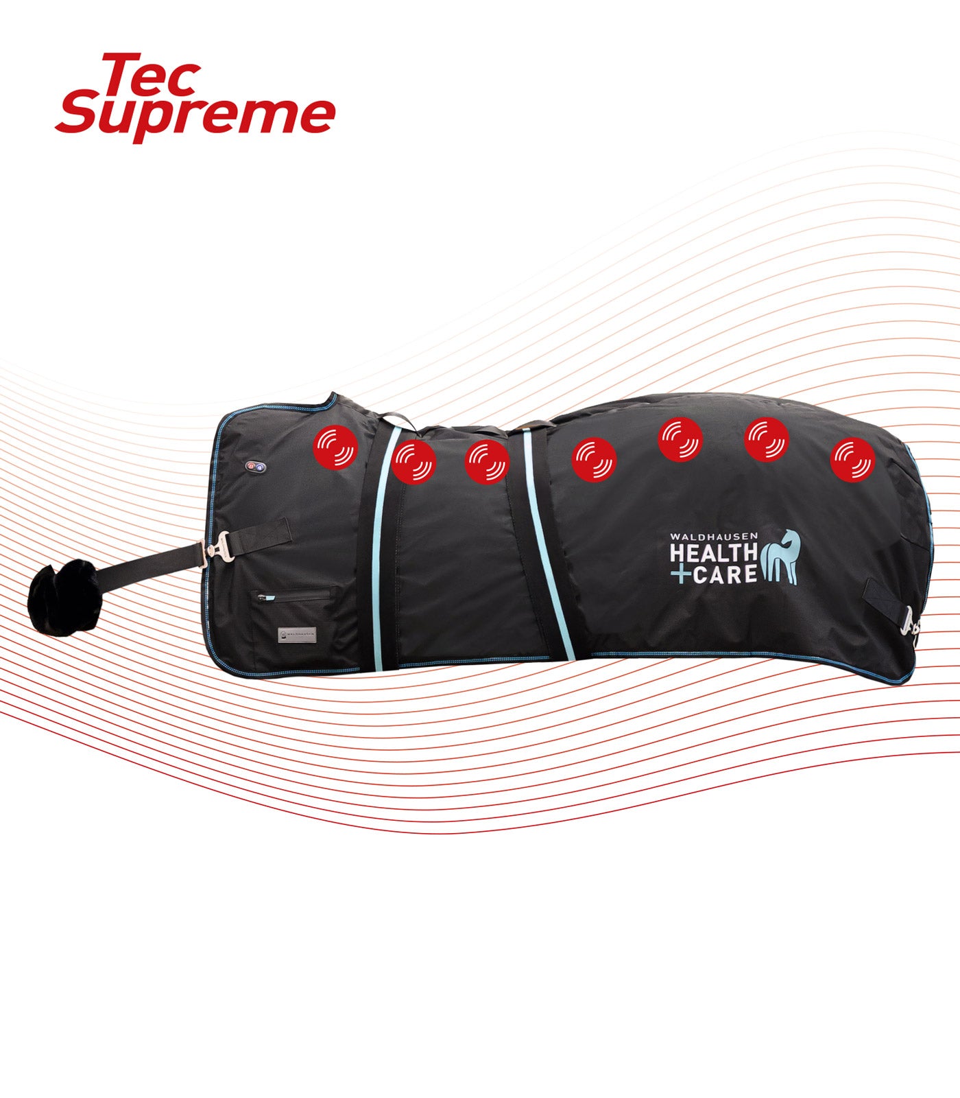Waldhausen Health + Care TecSupreme hitunar- og nuddteppi  