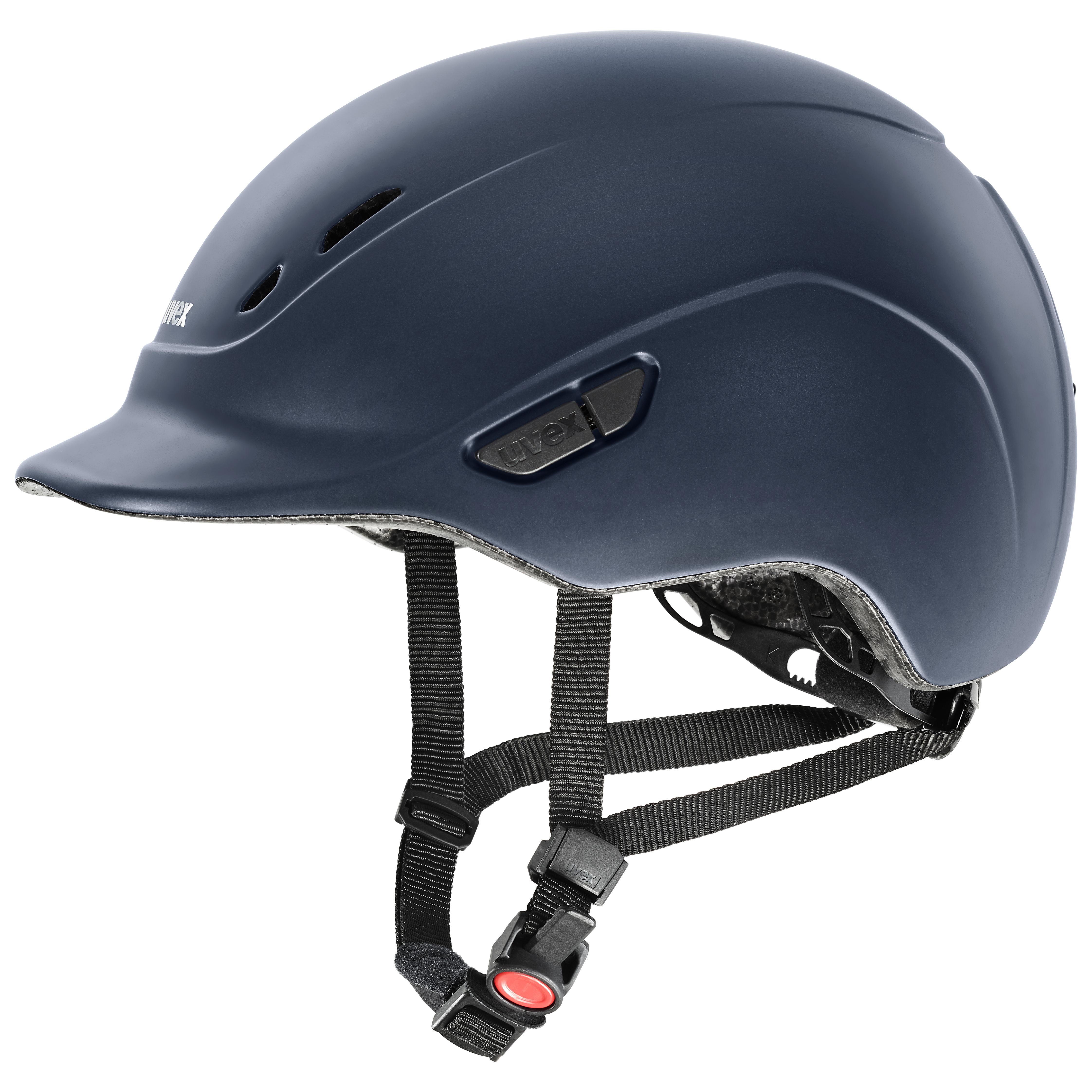 Uvex - Matt marineblå - Justerbar barnehjelm størrelse 49-54 cm